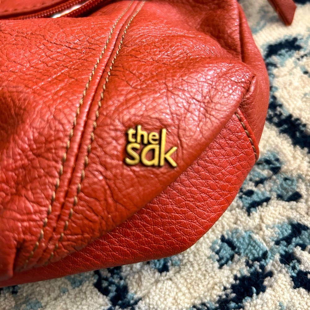 Adjustable cross body bag leather theSak